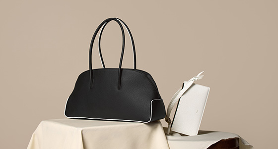 洗練されたデザインと実用性を兼ねた通勤バッグ