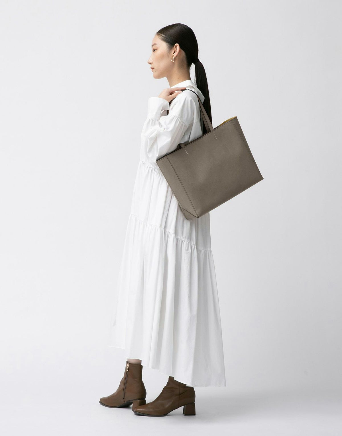 エムエム トートバッグL トープ