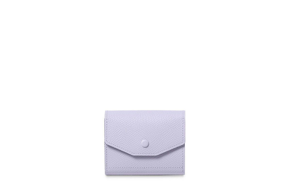 エムエム 中BOX三つ折り財布 テンダーブルー