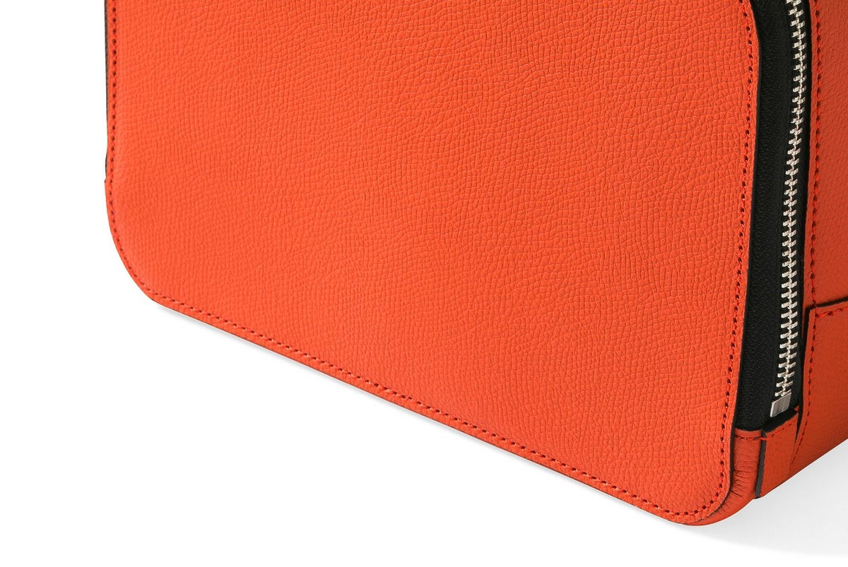 シキ 2WAYボックスショルダーバッグ だいだい