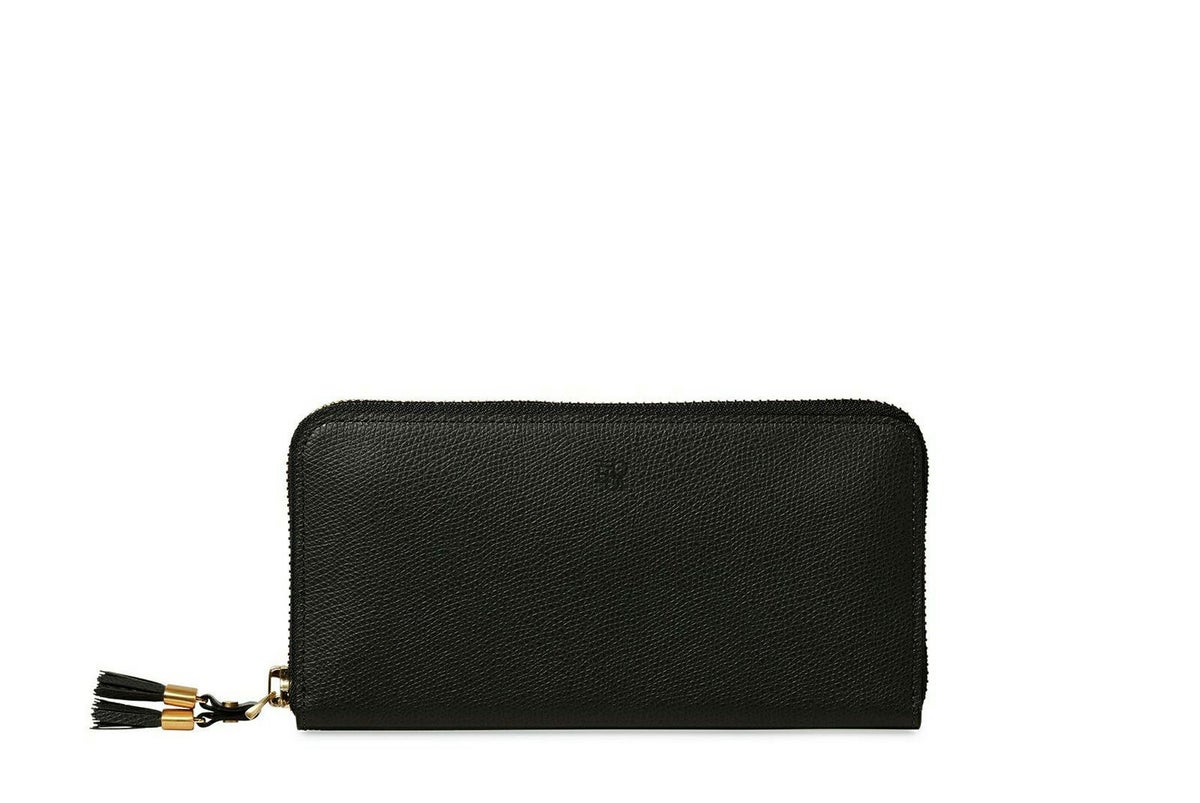 シキ ラウンドファスナー長財布 くろ