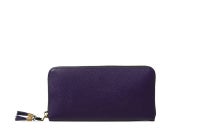 シキ ラウンドファスナー長財布 むらさき