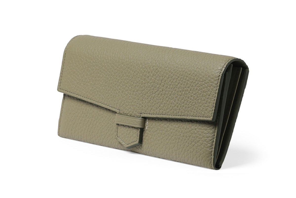 リツラグーン 単カードケース付き長財布 セージ