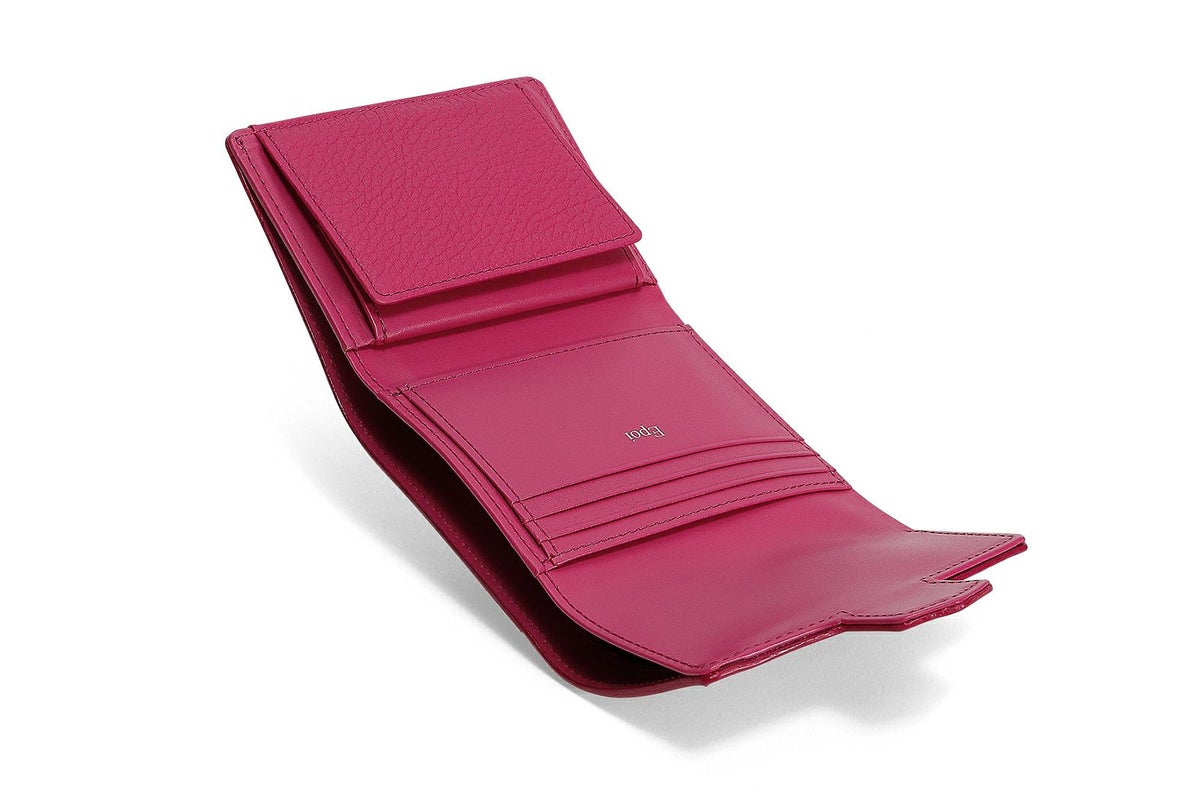 リツラグーン 中BOX二つ折り財布 フューシャピンク