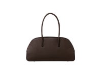 リツ 横長ボストンバッグ ダークブラウン