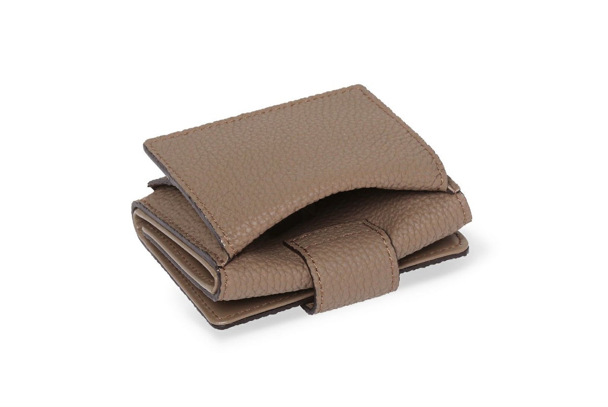 リツ 三つ折り財布 トープ