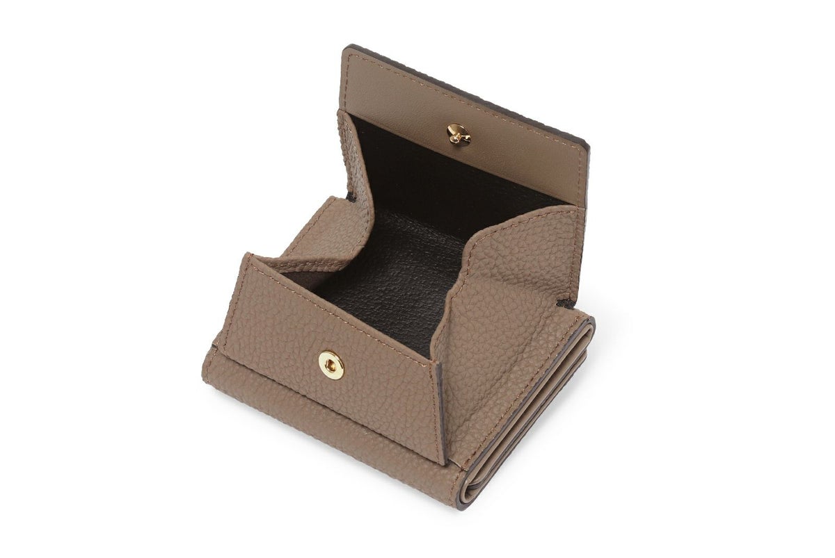 リツ 三つ折り財布 トープ