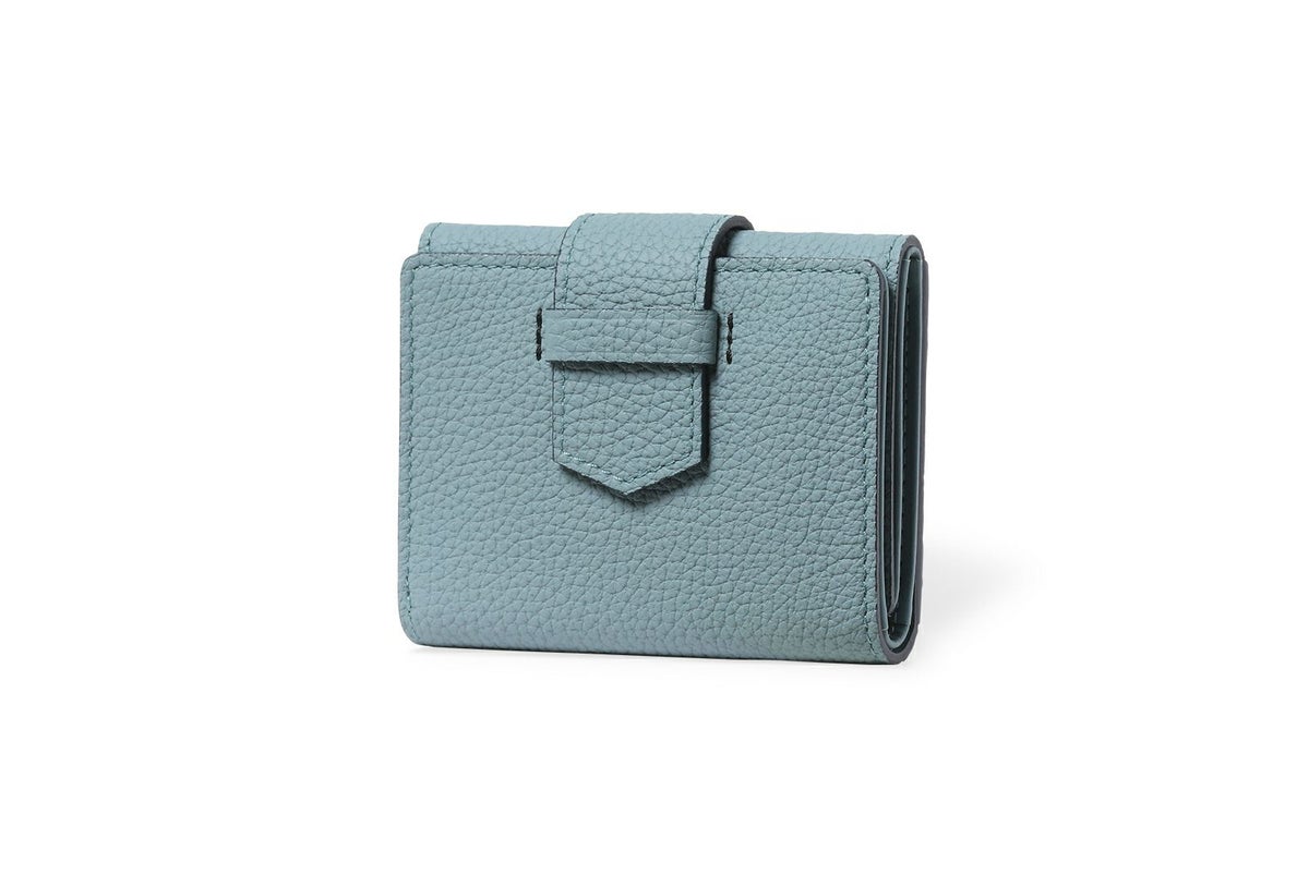 リツ 三つ折り財布 スカイ