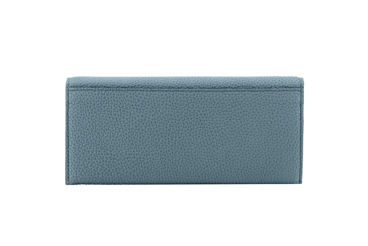 リツ 単カードケース付き長財布 スカイ