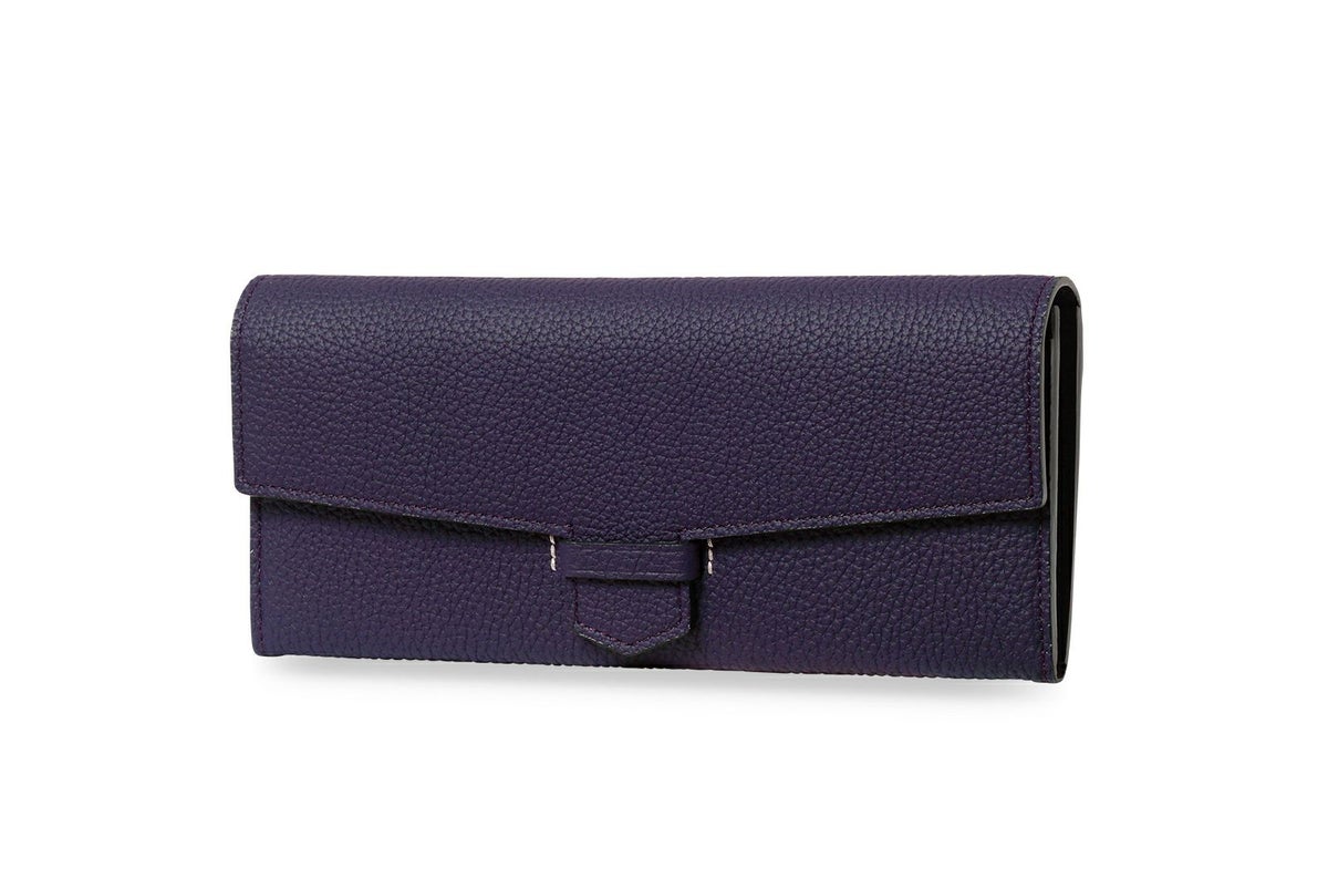 リツ 単カードケース付き長財布 バイオレット