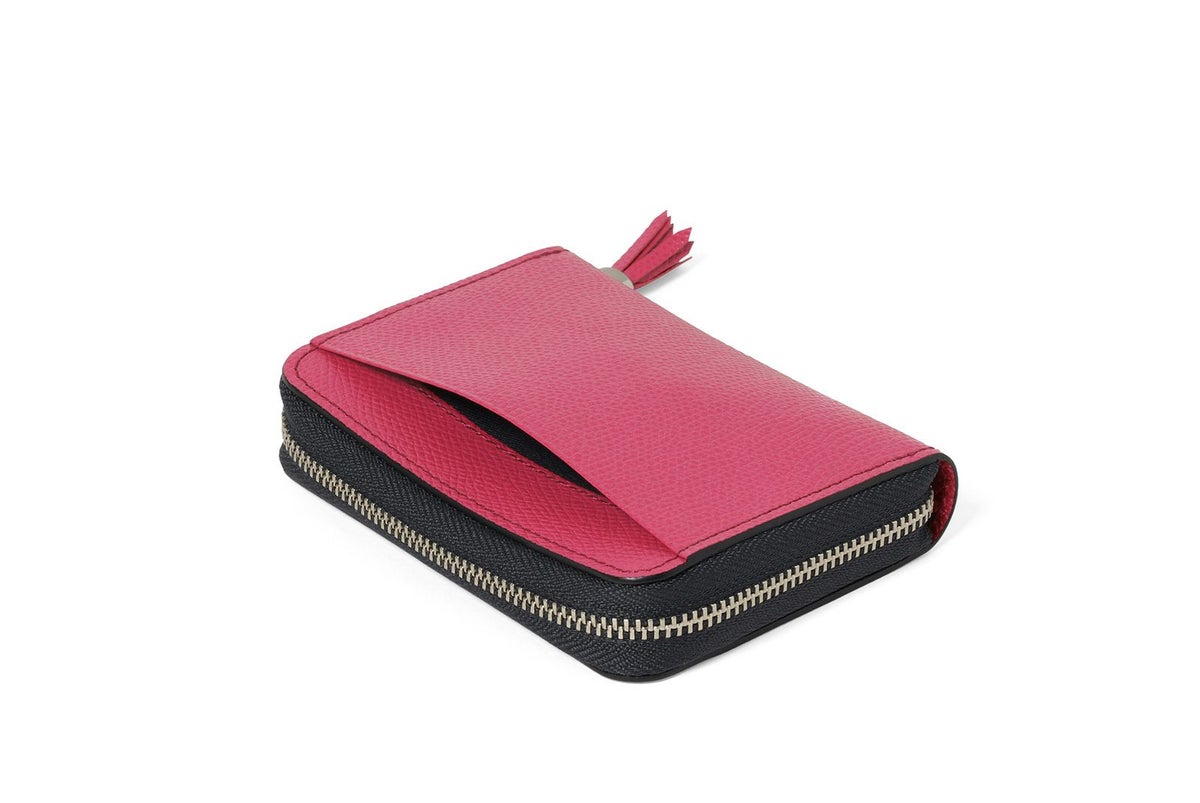 ツールズ ラウンドカードケース つつじ