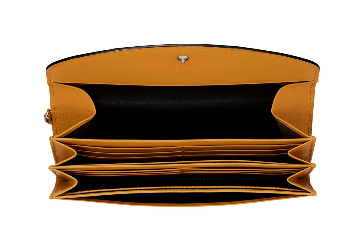 ノット ギャルソン長財布 イエロー