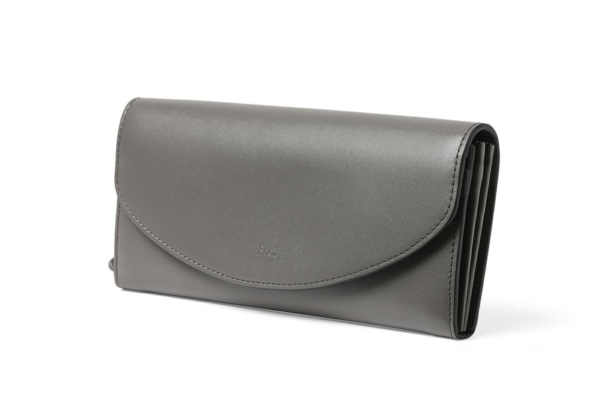 ノット ギャルソン長財布 グレー