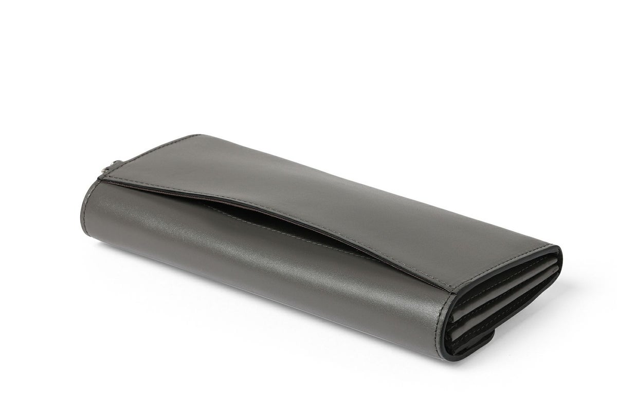 ノット ギャルソン長財布 グレー