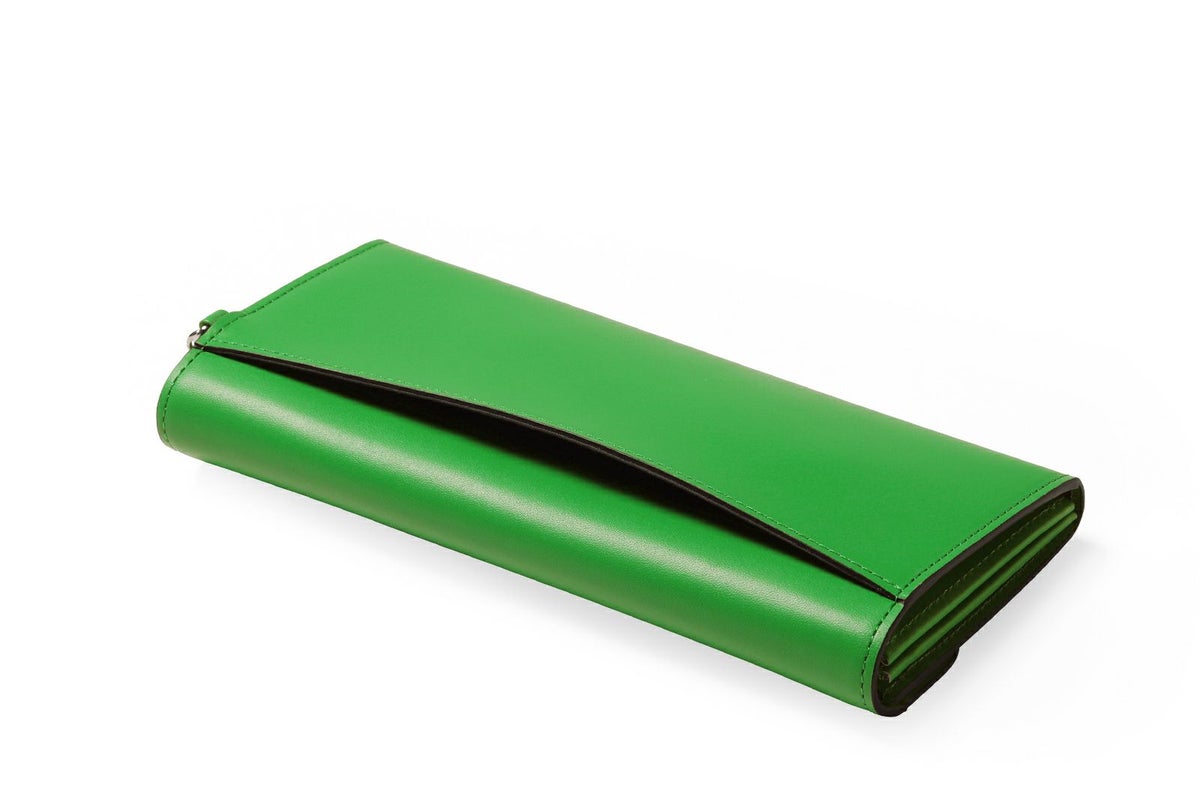 ノット ギャルソン長財布 グリーン