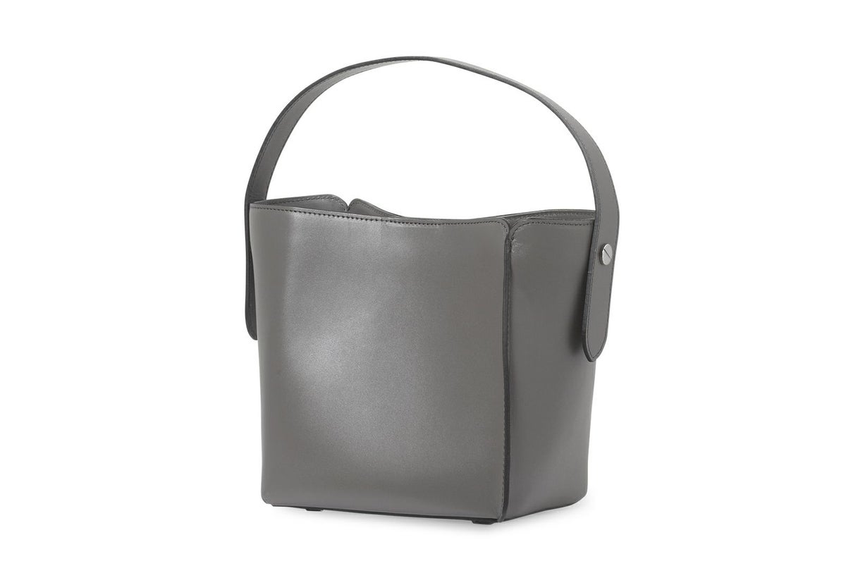 ノット キューブ2WAYショルダーバッグ グレー