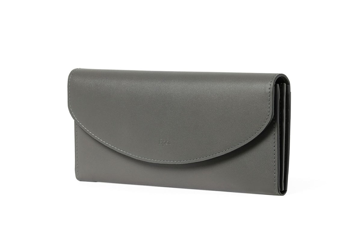 ノット 長財布 グレー