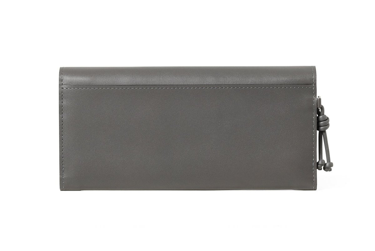 ノット 長財布 グレー