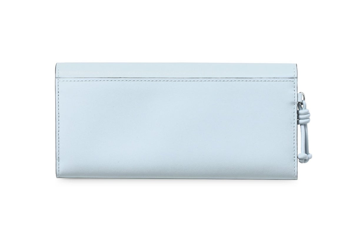 ノット 長財布 ライトブルー