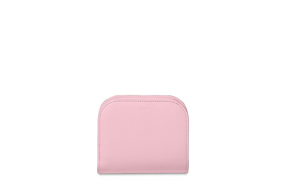 ゼロサン がま口二つ折り財布 ピンク