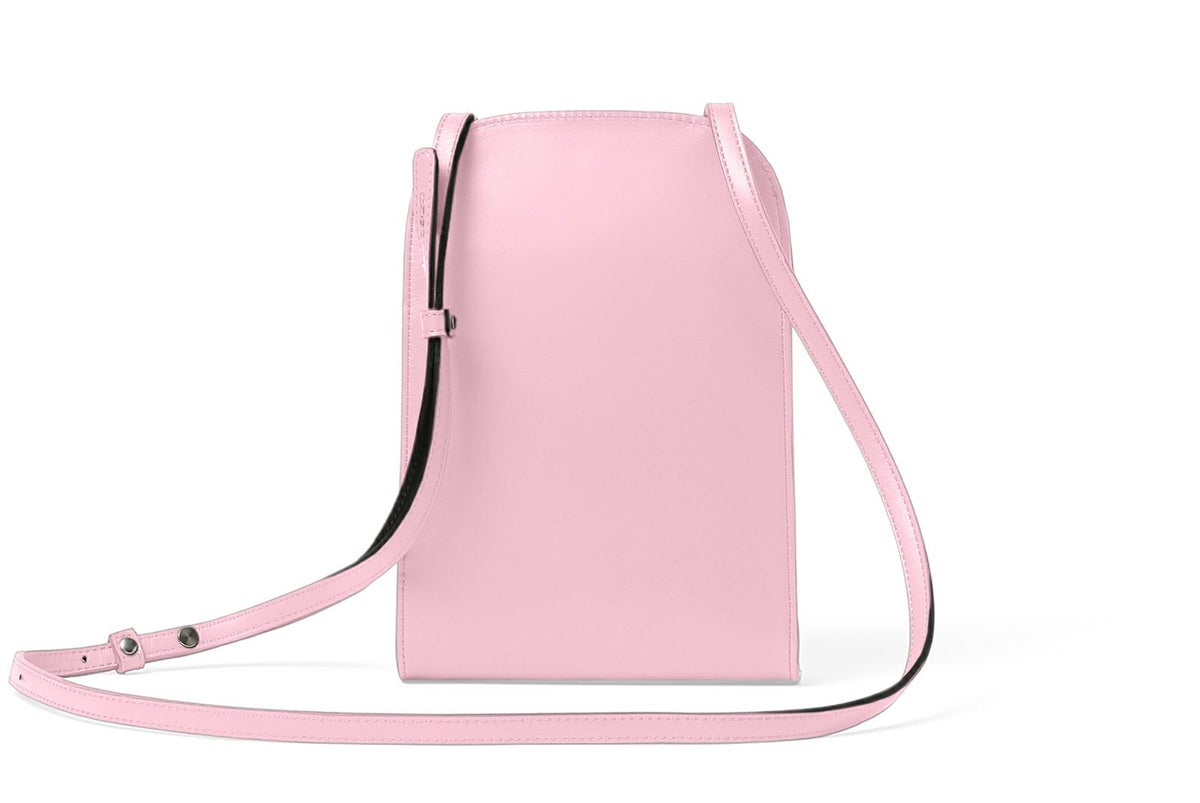 ゼロサン がま口スマホポシェット ピンク