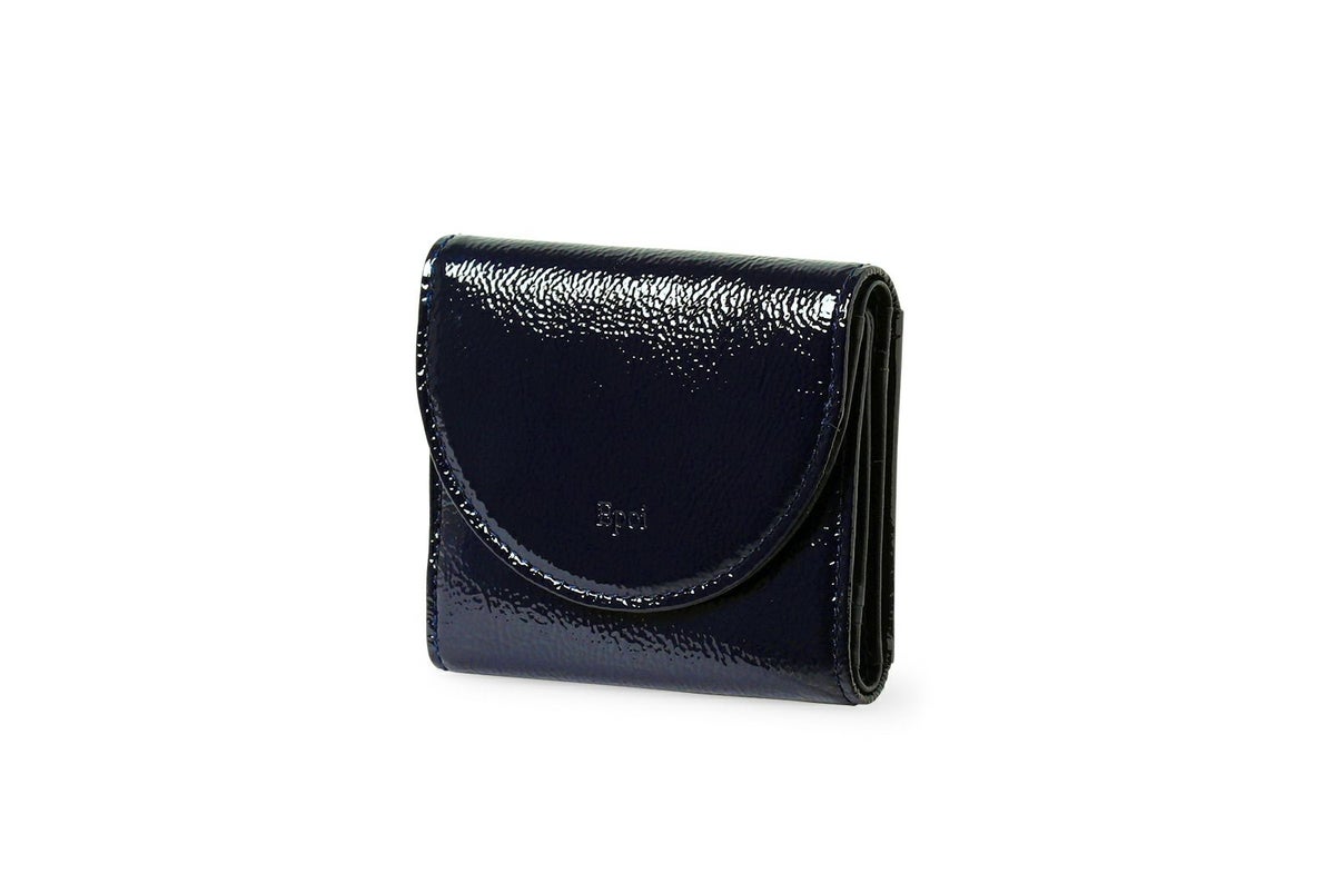 リプル 三つ折り財布 ネイビー