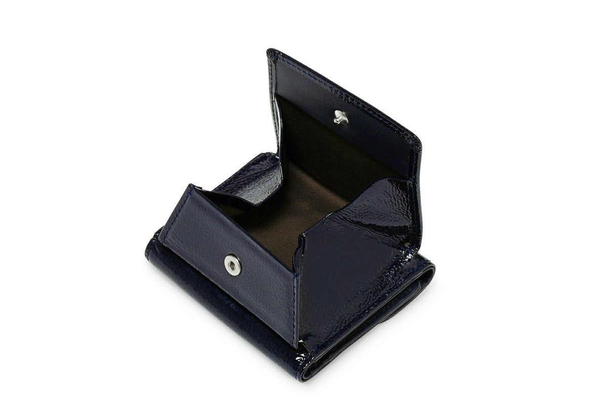 リプル 三つ折り財布 ネイビー