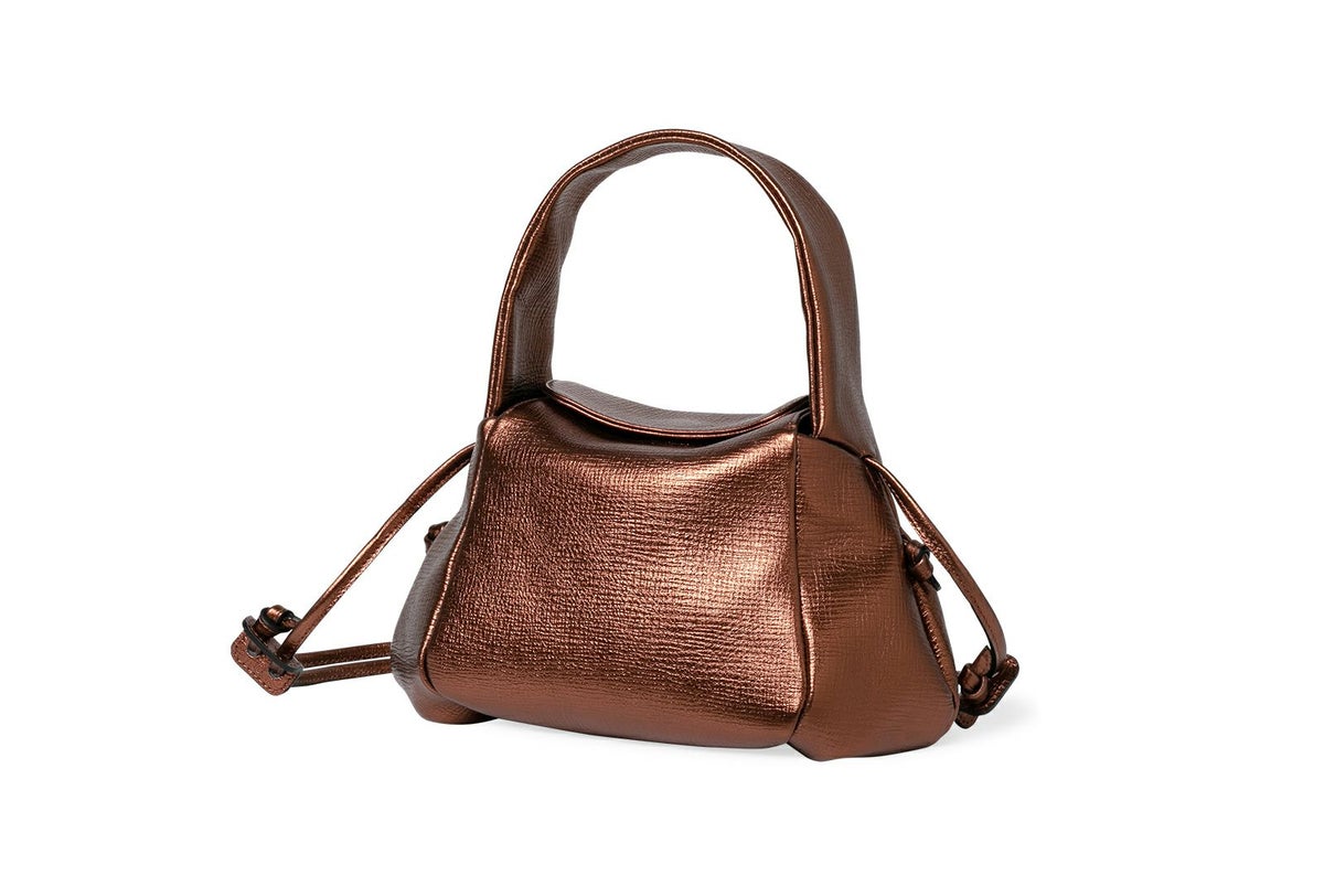 タック メタリック 2WAYワンショルダーバッグ ブロンズ