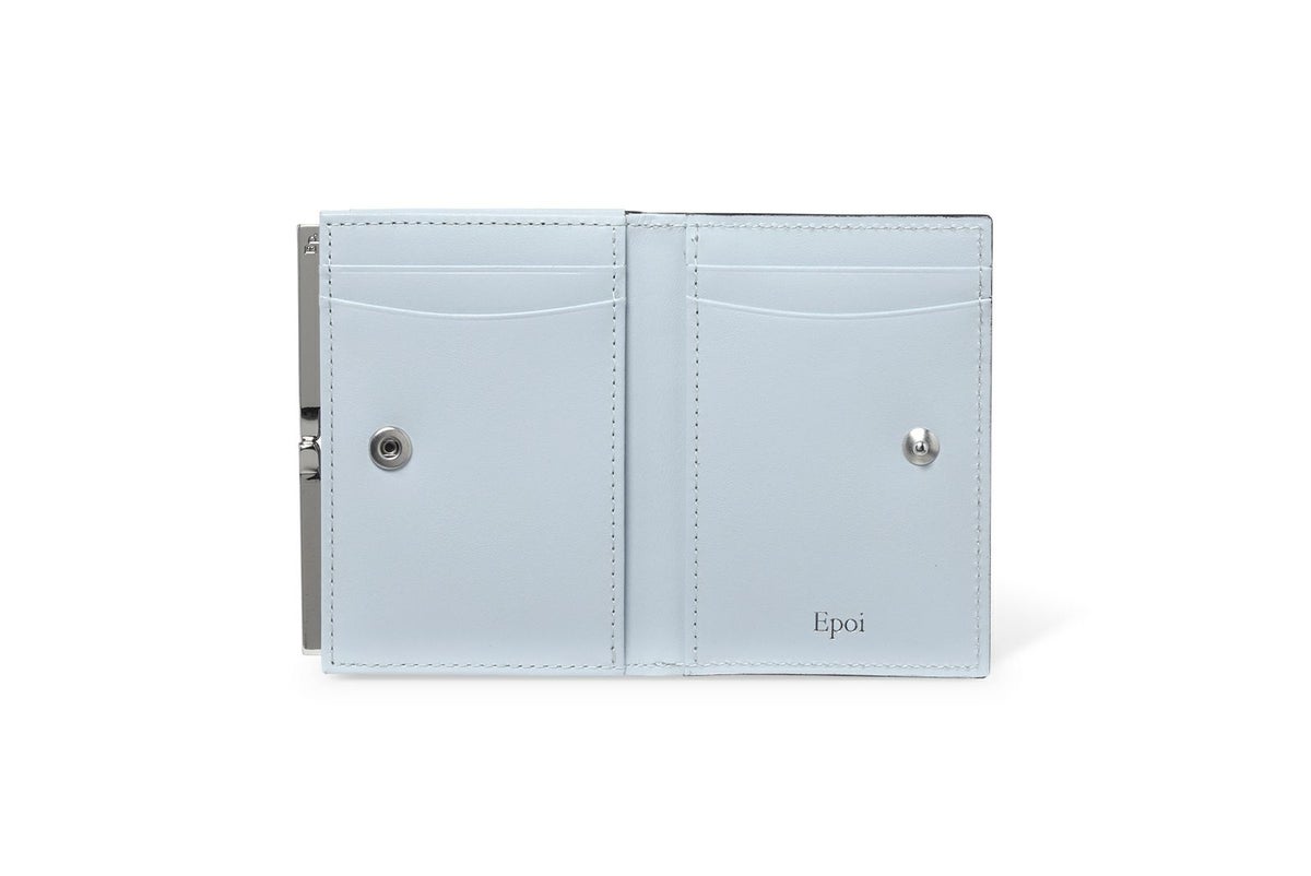 ノット 口金フラグメントケース ライトブルー