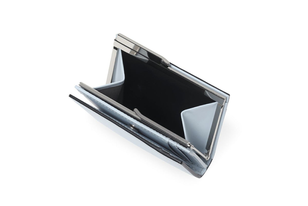 ノット 口金フラグメントケース ライトブルー