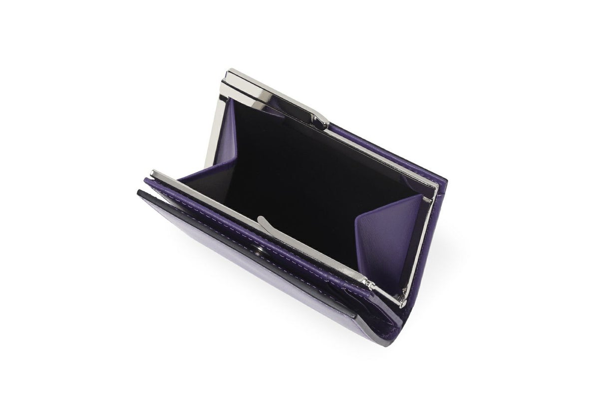 ノット 口金フラグメントケース パープル