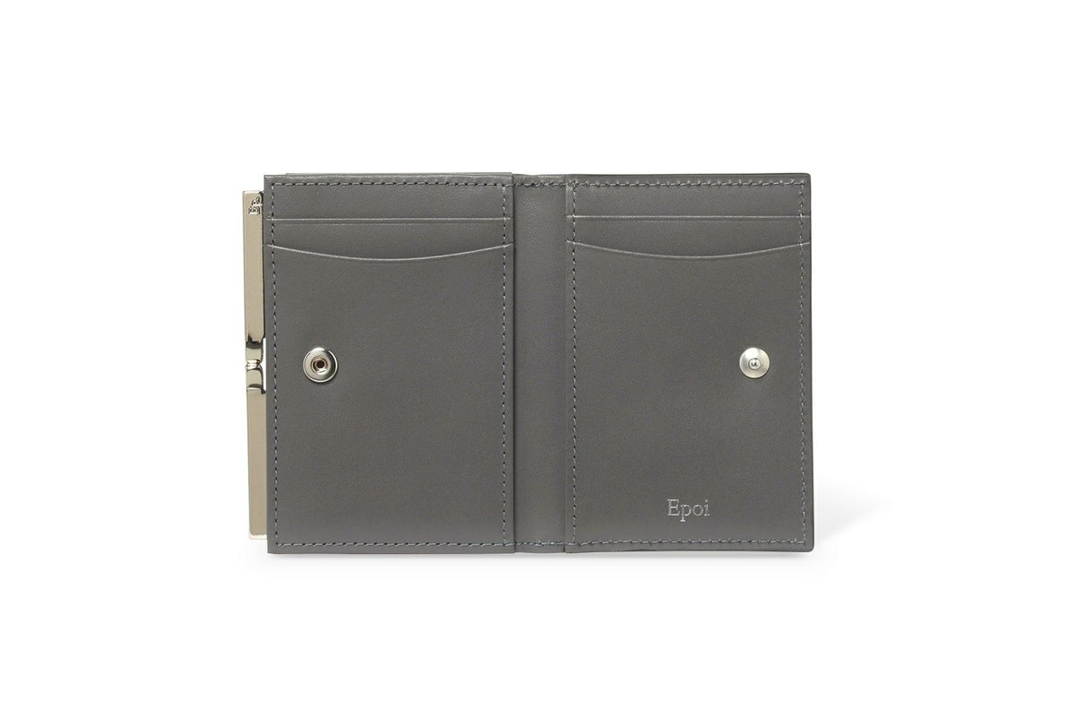 ノット 口金フラグメントケース グレー