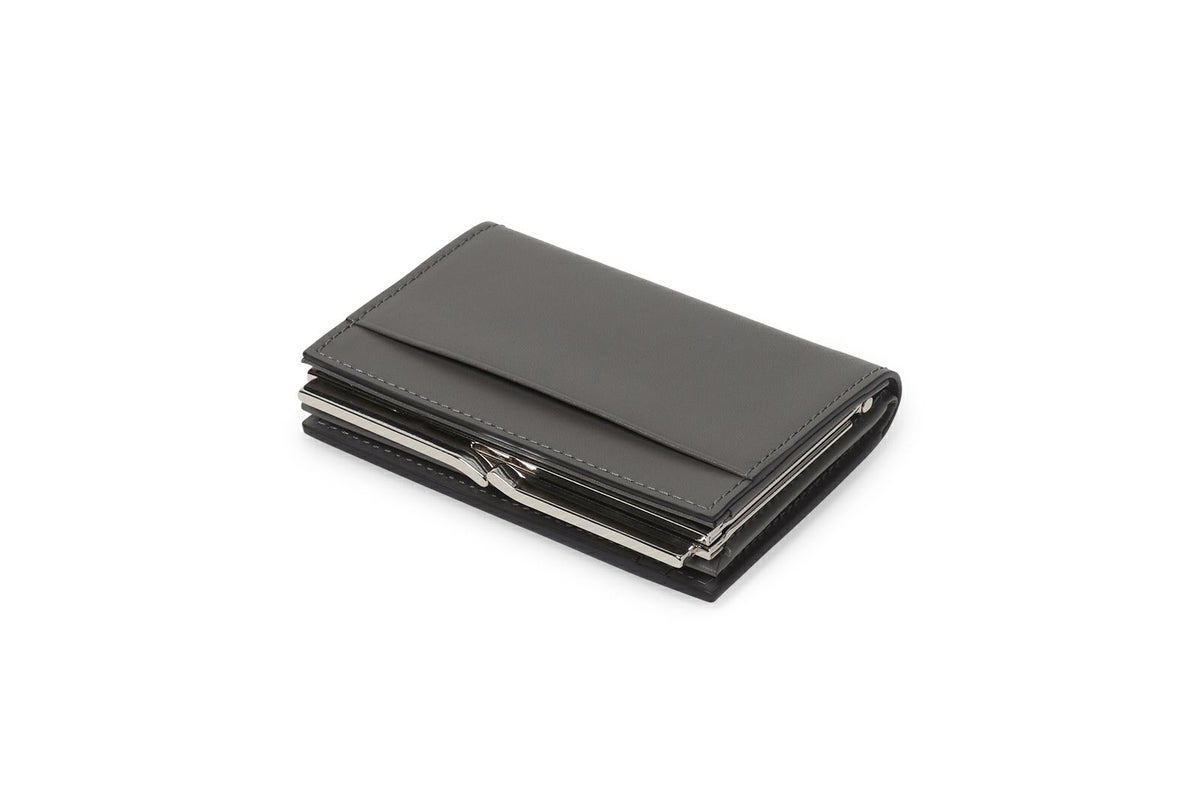 ノット 口金フラグメントケース グレー