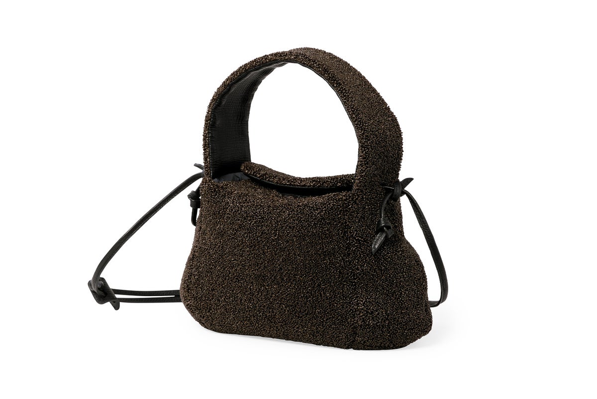 ラフィー 2WAYワンショルダーバッグ ダークブラウン